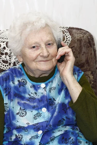 Portrait Cute Grandma — Stock Photo, Image