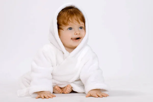 かわいい赤ちゃんのクローズアップポートレート — ストック写真