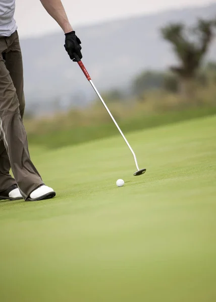 Golfe Jogo Bola Conceito Esporte — Fotografia de Stock
