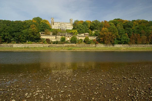 Dresden Schloss Albrechtsberg Castillo Aderezado Albrechtsberg —  Fotos de Stock