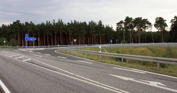 Trafik Karayolu Altyapısının Manzarası — Stok fotoğraf