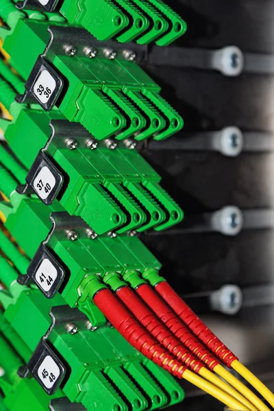 Teclado Computador Verde Cabo — Fotografia de Stock