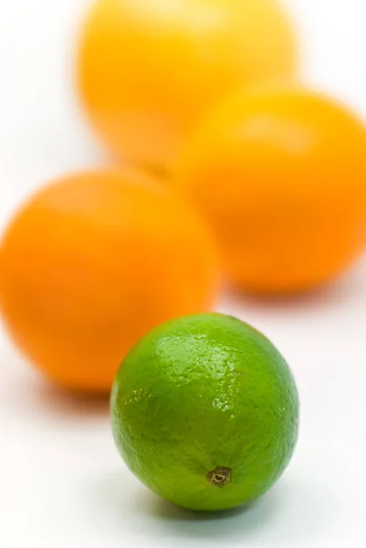 Sinaasappelen Limoenen Pompelmoezen Citroenen — Stockfoto
