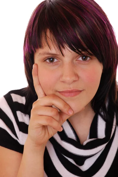 Retrato Una Hermosa Joven — Foto de Stock