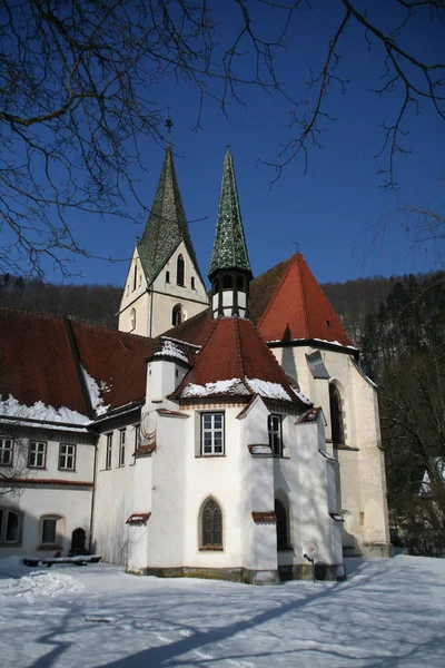 Blaubeuren Ist Eine Stadt Alb Donau Kreis Bei Ulm Baden — Stockfoto