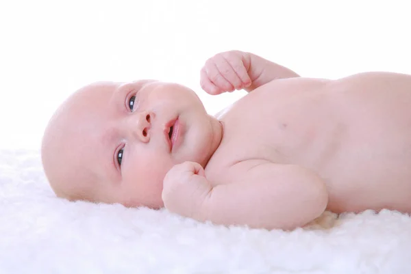 Retrato Bebê Bonito — Fotografia de Stock