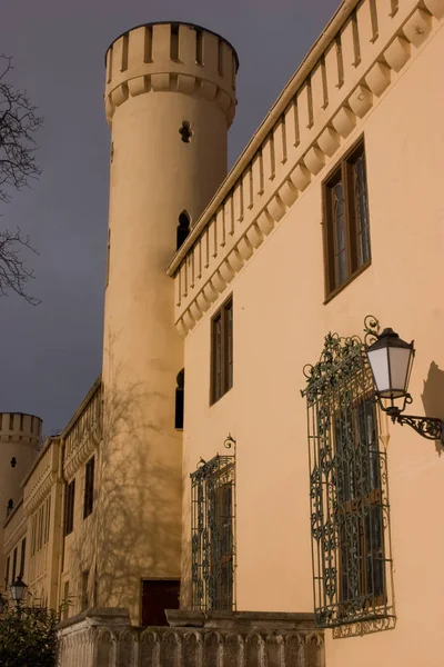 Detalj Slott Petzow Nära Potsdam Resor Och Arkitektur Koncept — Stockfoto