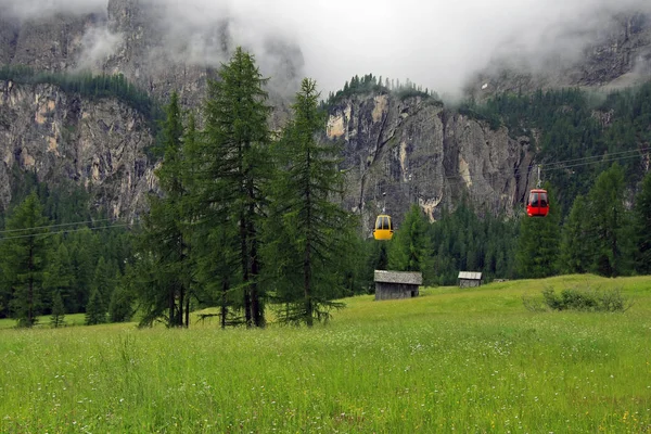 Malowniczy Widok Majestatyczny Krajobraz Dolomitów Włochy — Zdjęcie stockowe