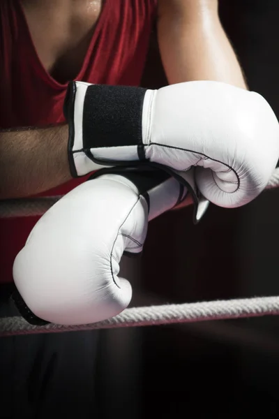 Guantes Boxeo Guantes Boxeador —  Fotos de Stock