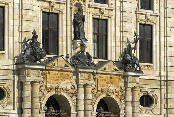 Fassade Des Nationalmuseums München — Stockfoto