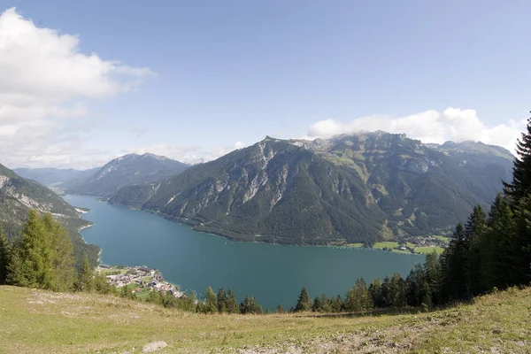 Vue Panoramique Sur Magnifique Paysage Alpin — Photo