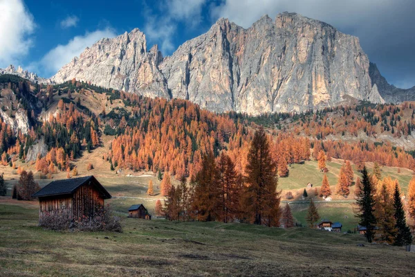 Malebný Pohled Majestátní Krajinu Dolomitů Itálie — Stock fotografie