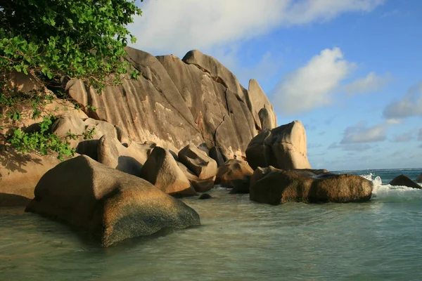 Seicelle Isola Mahe Dell Oceano Indiano Con Vista Sull Isola — Foto Stock