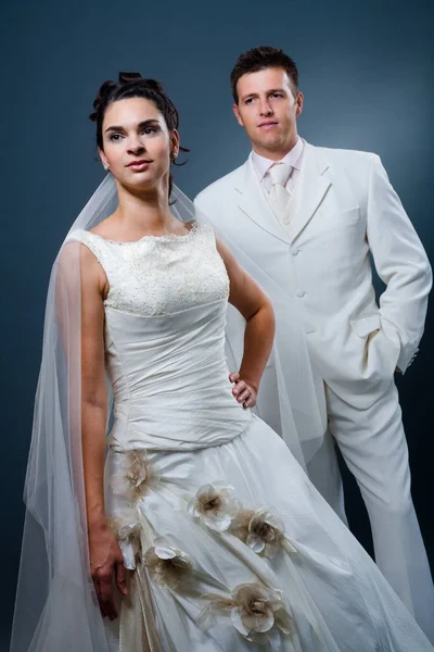 Свадебная Пара Романтический Брак — стоковое фото