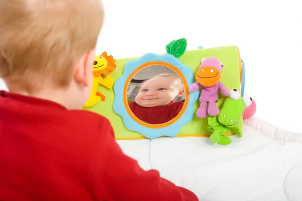 Baby Boy Playing Toys — Stock Photo, Image