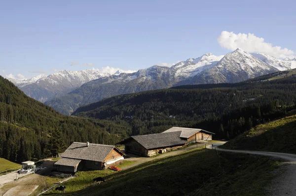 Vista Panorámica Del Hermoso Paisaje Los Alpes — Foto de Stock