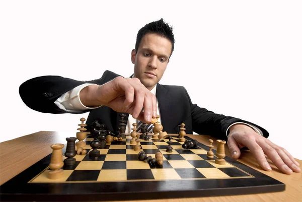 Business World Game Chess — Foto de Stock