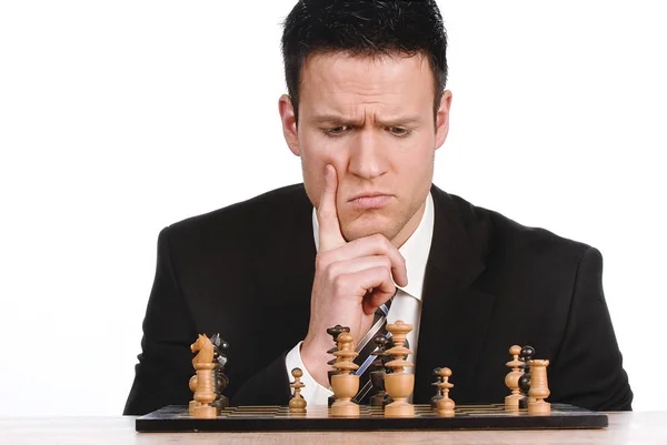 Business World Game Chess — Foto de Stock