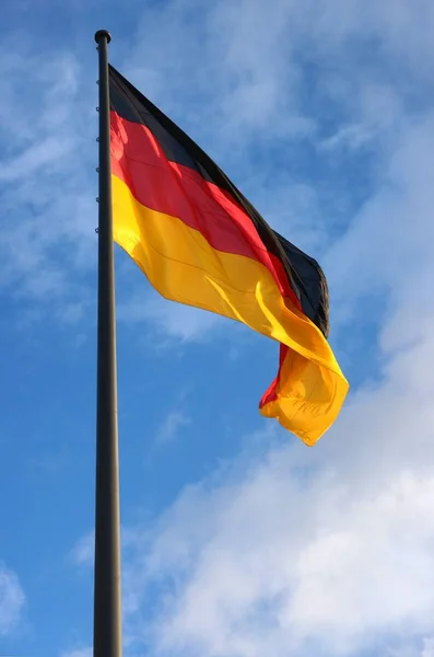 German Flag Official Colors Proportion Correctly — Stock Photo, Image