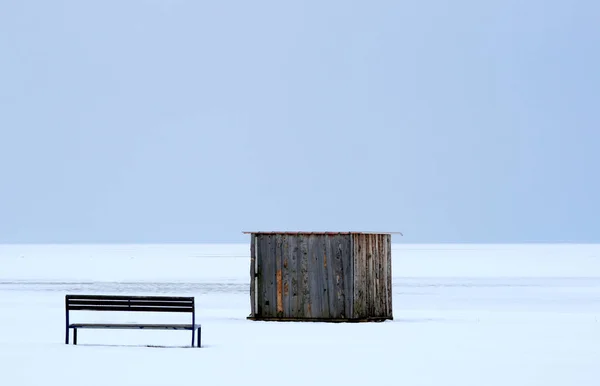 Schöne Aussicht Auf Die Winterlandschaft — Stockfoto