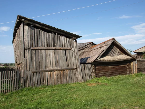 Västsibirisk Egendom Timmer — Stockfoto