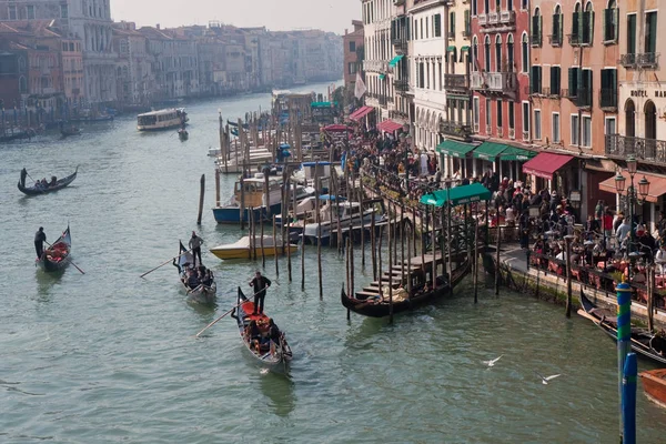 Gôndolas Veneza Itália Viagens — Fotografia de Stock