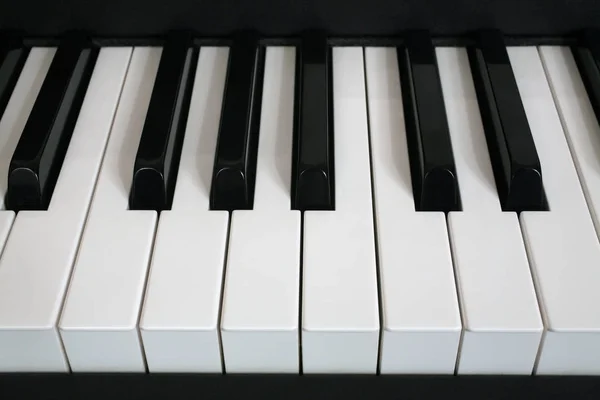 Teclado Para Piano Instrumento Musical — Foto de Stock