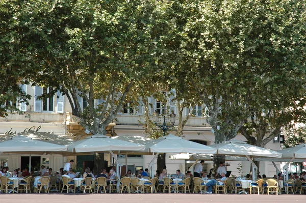 Vue Sur Ville Barcelone — Photo