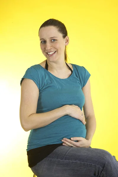 Secuestro Cierre Mujer Embarazada —  Fotos de Stock
