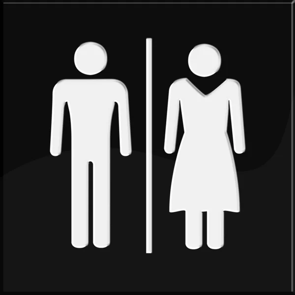 Men Ladies Toilets — Stock Photo, Image