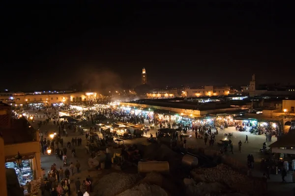 Marraquexe Praça Djemaa Fna — Fotografia de Stock