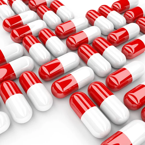 Pillen Medizin Hilft Hintergrund — Stockfoto