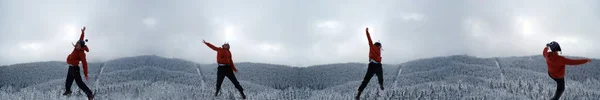 Panorama Skoków Chłopca — Zdjęcie stockowe