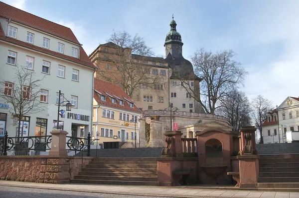 Olika Arkitektur Selektivt Fokus — Stockfoto