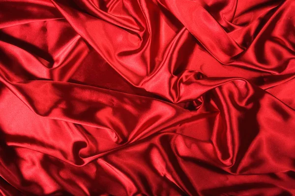 Latar Belakang Satin Merah Halus Dan Elegan — Stok Foto