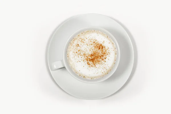Cappuccino Cup Caminho Recorte — Fotografia de Stock