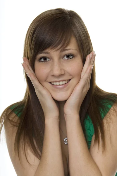 Portrait Attractive Woman Posing — Stock Photo, Image