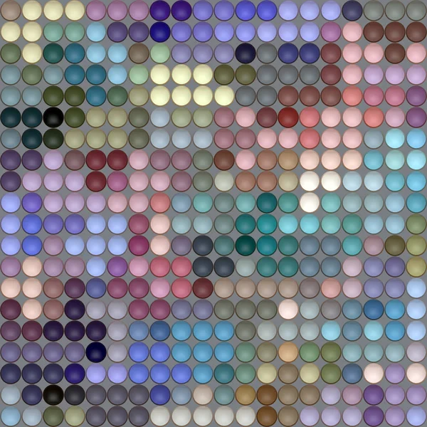 Pastel Color Rounds Pattern — Stock Photo, Image