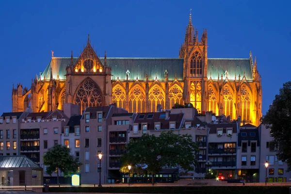 Santa Catedral Etienne Metz — Foto de Stock