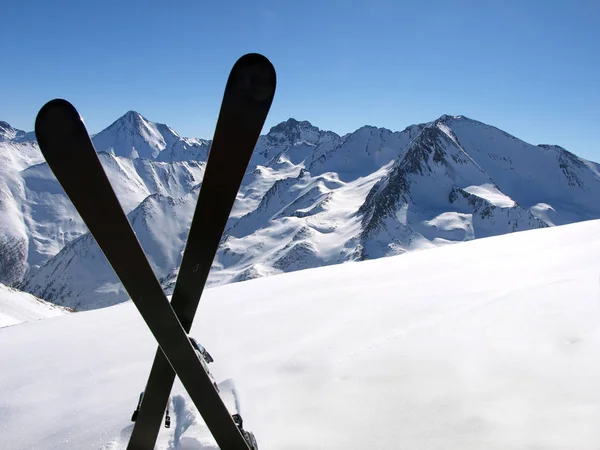 Vista Panoramica Maestosi Paesaggi Alpini — Foto Stock