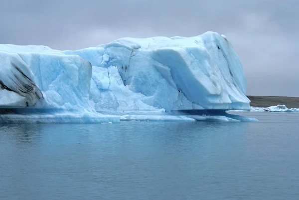 Glaciärlagunen Isberg Naturligt Underverk — Stockfoto