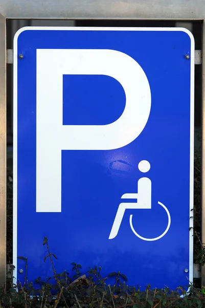 Aparcamiento Para Discapacitados — Foto de Stock