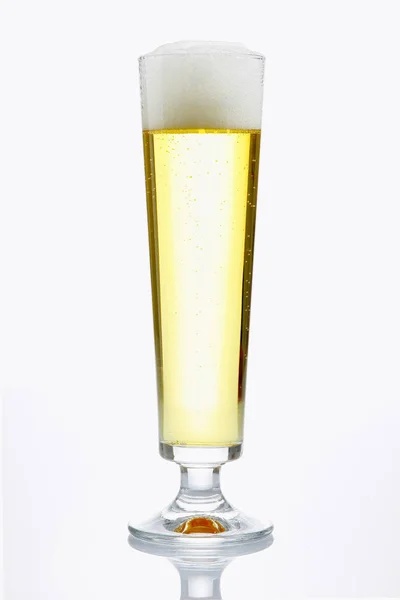 Fresh Beer Mug Foam — Stock Photo, Image