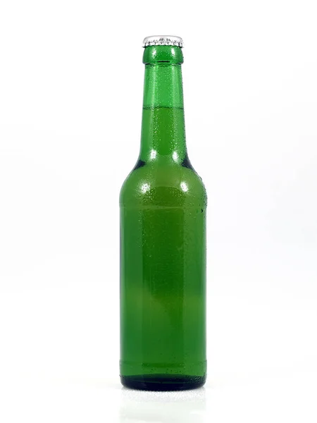 Beer Bottle Isolated White Background Stock Photo