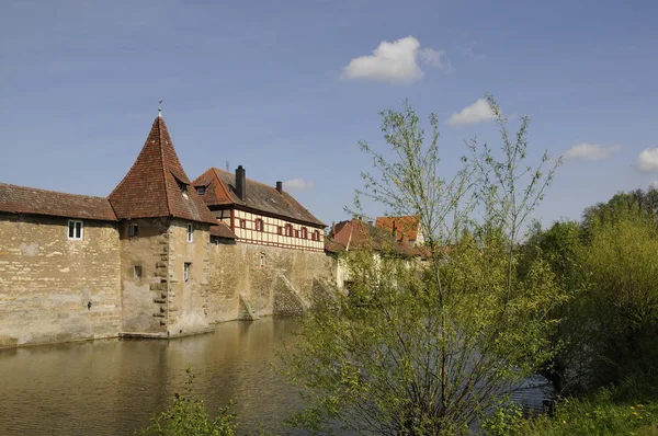 Міська Стіна Вайсенбурзі — стокове фото