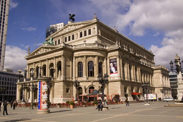 Alte Oper Frankfurtu — Stock fotografie