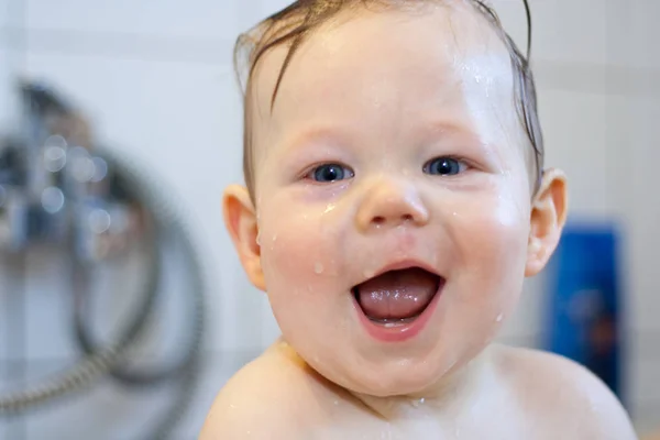 Closeup Portrait Cute Child — Stock Photo, Image