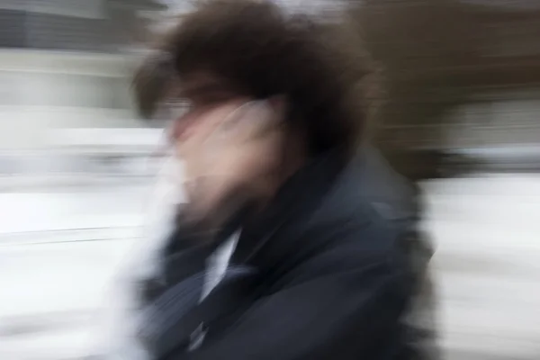 Blurred Motion Blur City Street — Stock Photo, Image