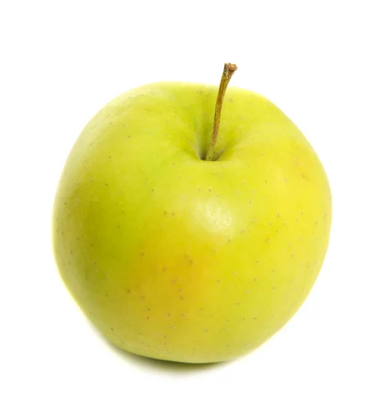 Słodkie Jabłko Izolowane Białym — Zdjęcie stockowe