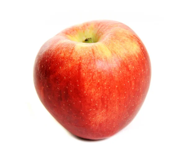 Pomme Rouge Isolée Sur Blanc — Photo